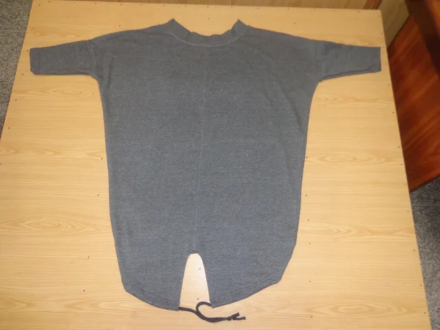 Charcoal & White Casual T-Shirt, view 3