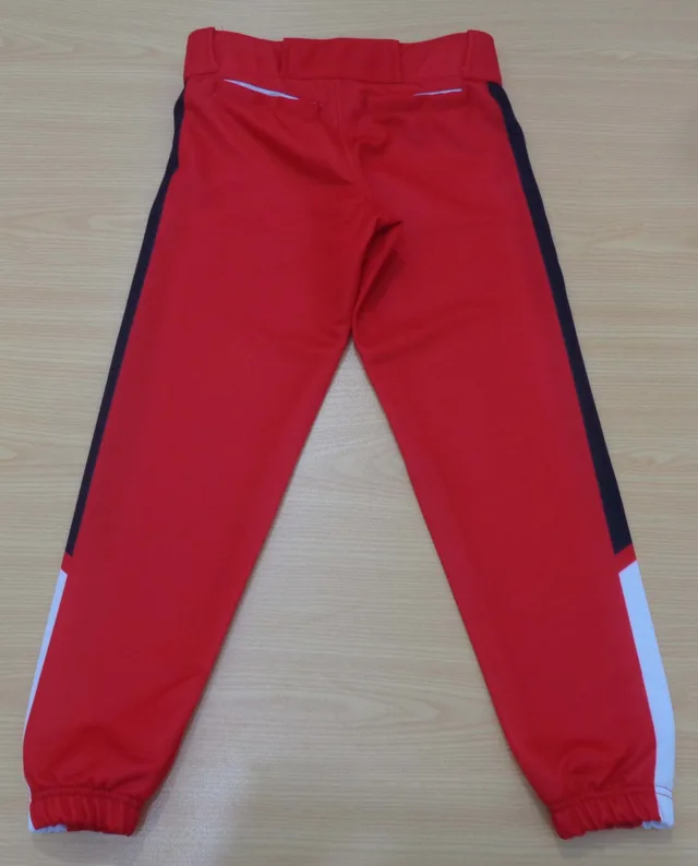 Red & Navy Baseball Pants, view 3
