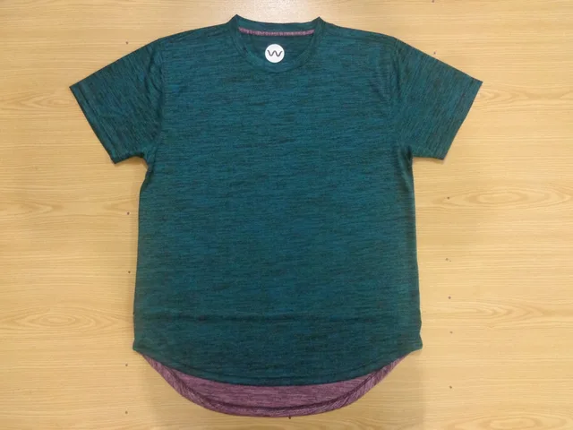 Teal & Muted Purple Casual T-Shirt, view 3