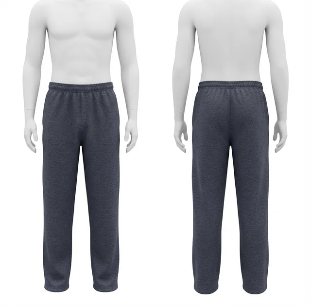 Blue-Grey Casual Trousers