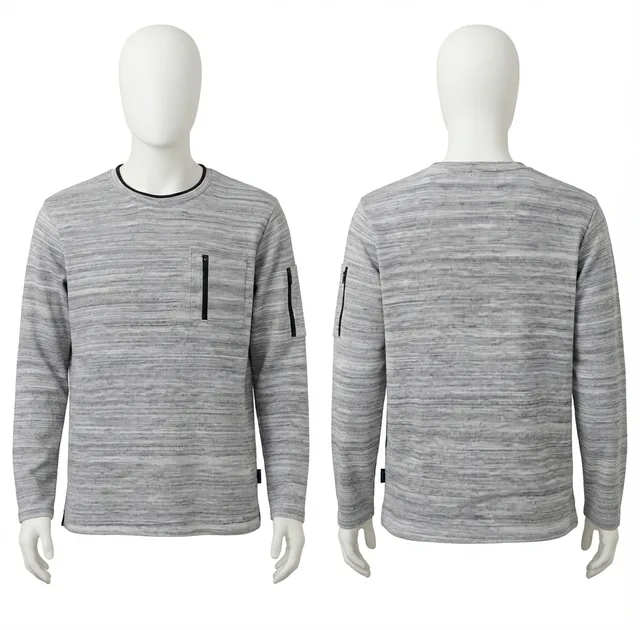 Light Grey Casual Sweatshirt, reference view