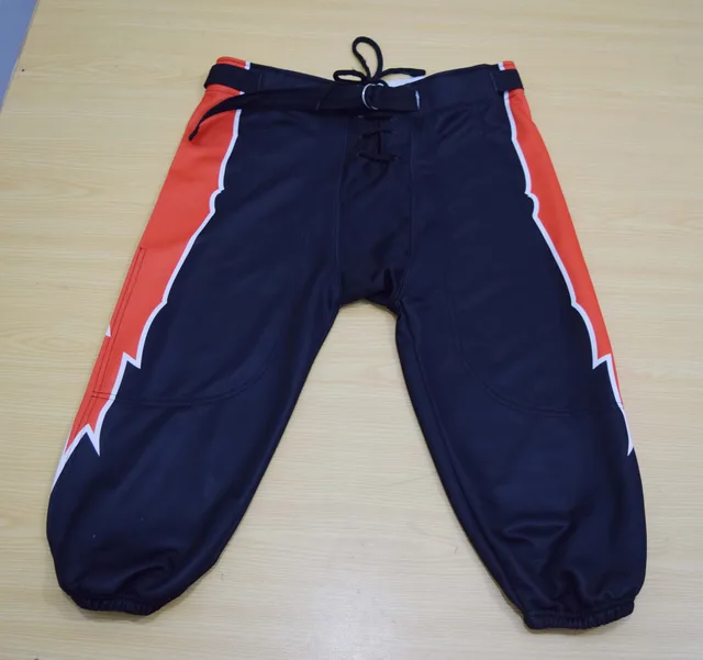 Black & Red American Football Jersey, view 5