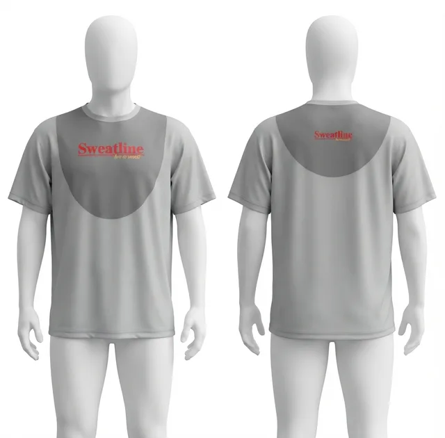 Grey & Red Casual T-Shirt