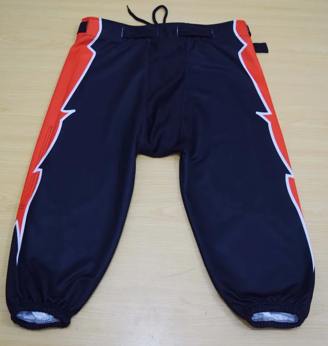 Black & Red American Football Jersey, view 4