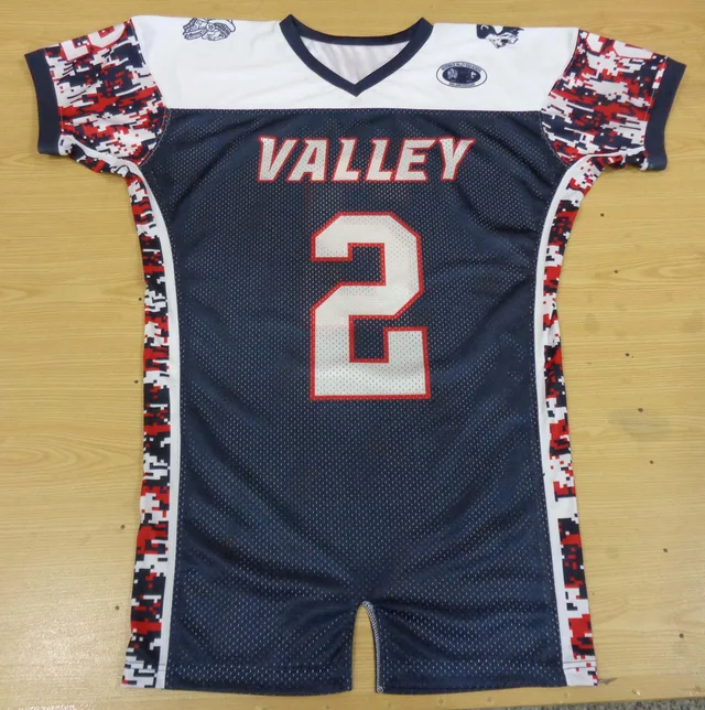Navy Camo American Football Jersey, view 2