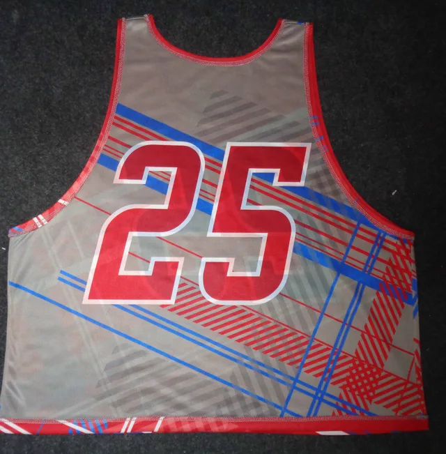 Red, White & Blue Lacrosse Jersey, view 5