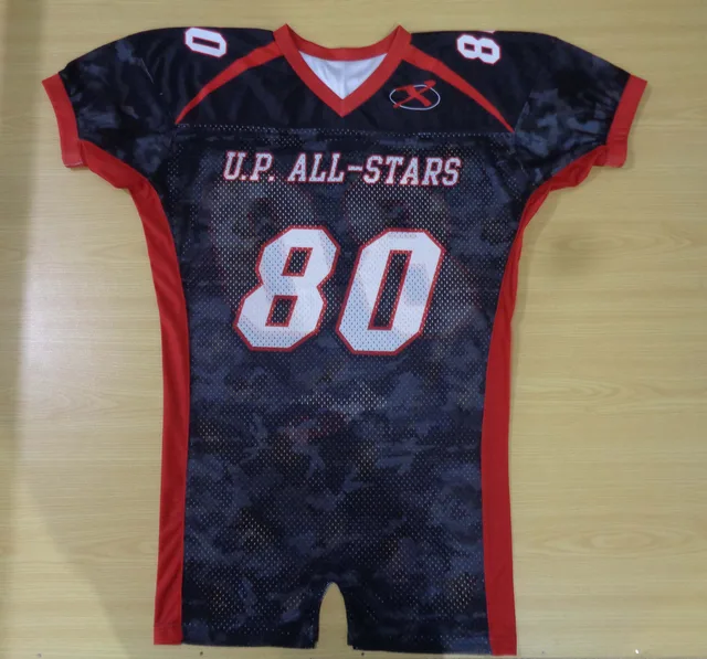 Black Camo American Football Jersey, view 2
