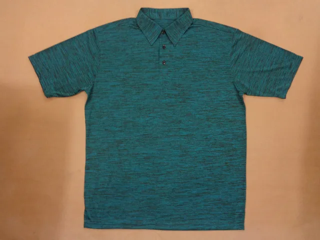 Teal Casual Polo Shirt, view 2